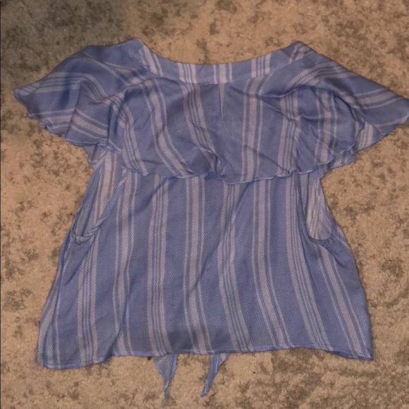 Blue Show Me Your MuMu Top - Picture 4 of 4